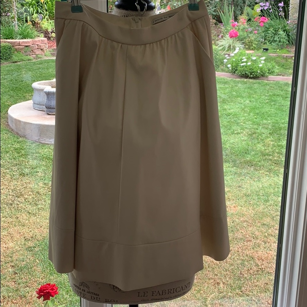 Cream skirt
